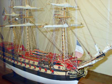Reproduction du Vétéran au Musée de la Pêche de Concarneau