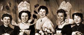1955 Simone Jacques et ses demoiselles d'honneur