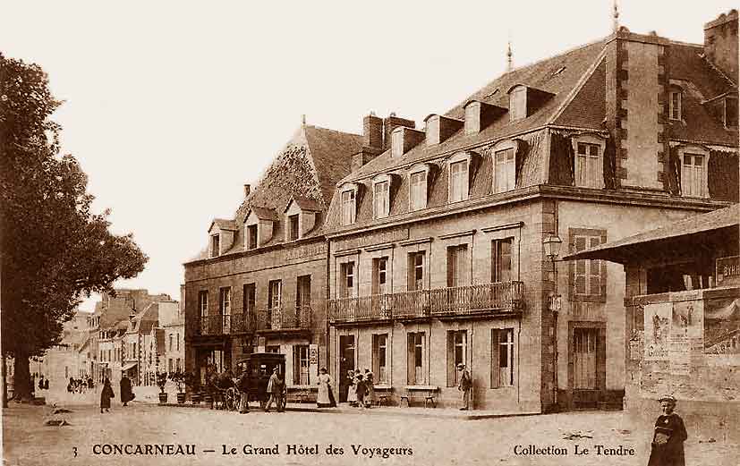 Hôtel des Voyageurs vers 1900