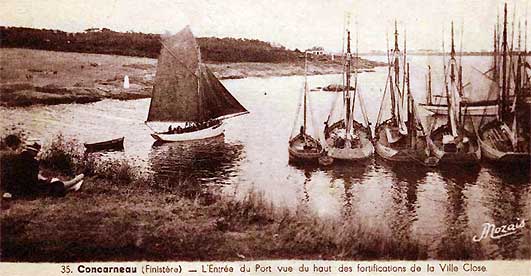 Vue du haut des fortifications
